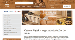 Desktop Screenshot of amssauna.pl